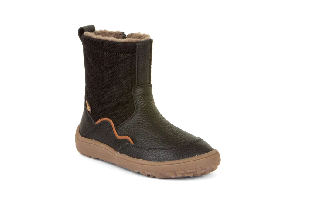 villavoodriga talvesaapad Froddo Barefoot Tex Boots Black