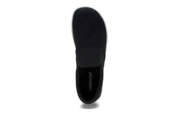 Barefoot slip-on tennised Xero Shoes Dillon Canvas Black
