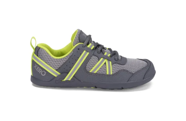 Barefoot tossud lastele Xero Shoes Prio Youth Gray Lime