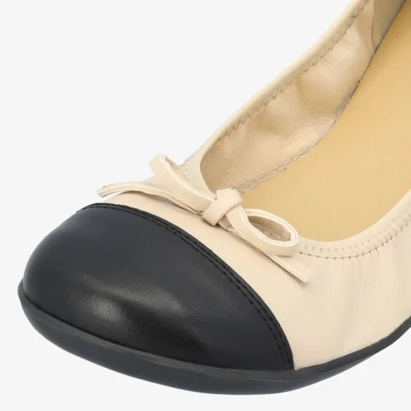 Barefoot baleriinad Groundies Ruby beige/black