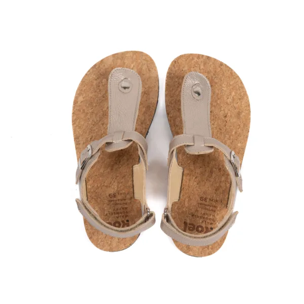 Barefoot sandaalid naistele Koel Ariana Metalic Champagne