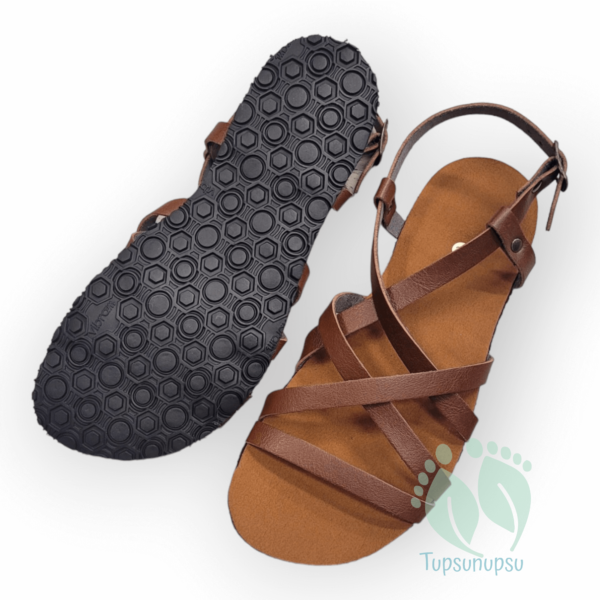Vegan barefoot sandaalid Bioworld Delfos Brown