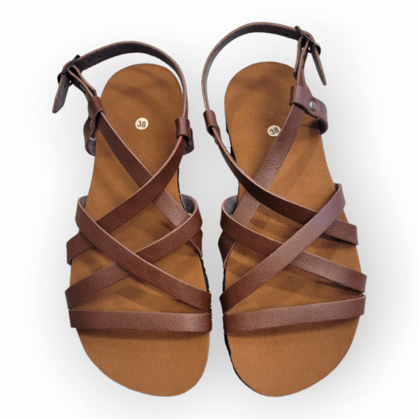 Vegan barefoot sandaalid Bioworld Delfos Brown