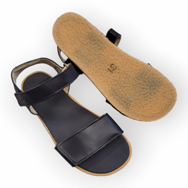Mustad barefoot sandaalid Flexi Nens Salvaje Negro
