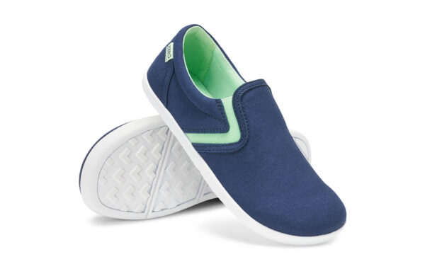 Xero Shoes Dillon Canvas Insignia Blue barefoot slip-on jalatsid lastele