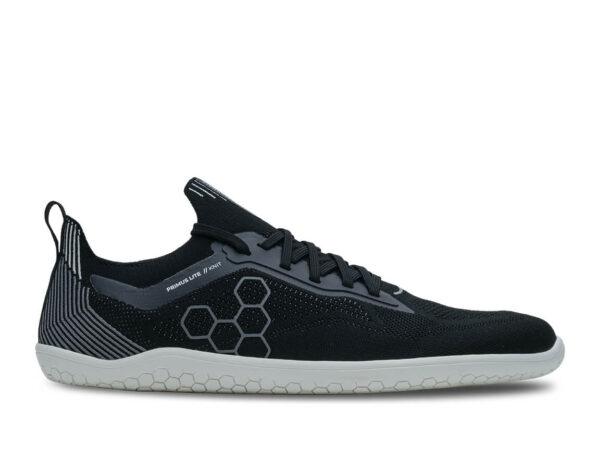 Vivobarefoot Primus Lite Knit Mens Obsidian barefoot tossud