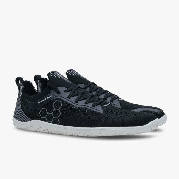 Vivobarefoot Primus Lite Knit Mens Obsidian barefoot tossud