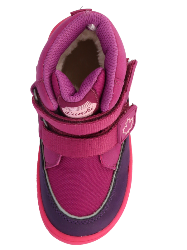 Lurchi Jimmy TEX barefoot talvesaapad 84L0013004 purple-pink