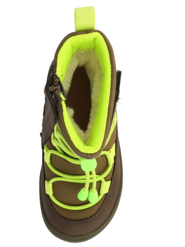 Lurchi Jace TEX barefoot talvesaapad 84L0013006 khaki-lime