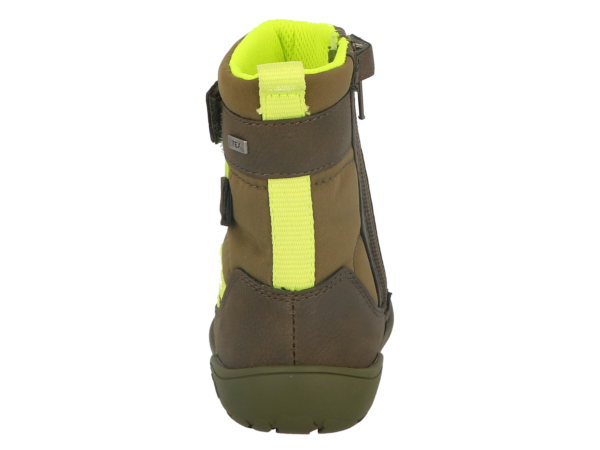 Lurchi Jace TEX barefoot talvesaapad 84L0013006 khaki-lime