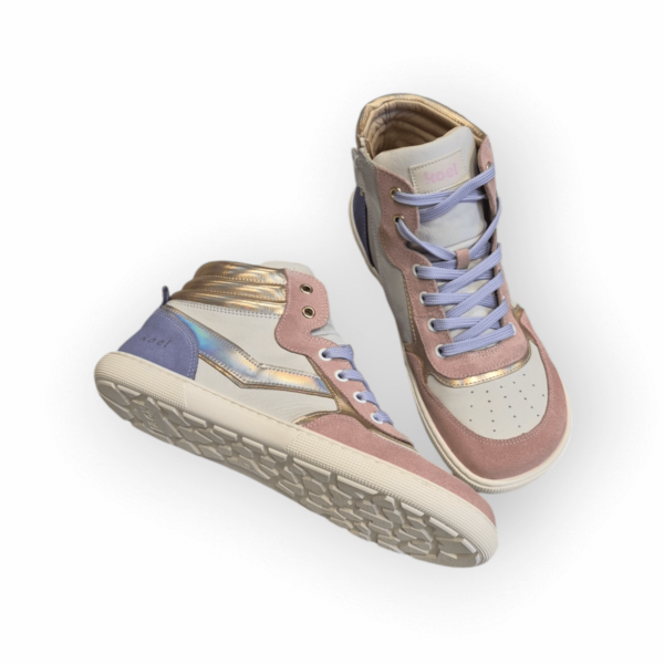 Koel Danish Nappa Pink barefoot hi-top tennised 08M028.101-610